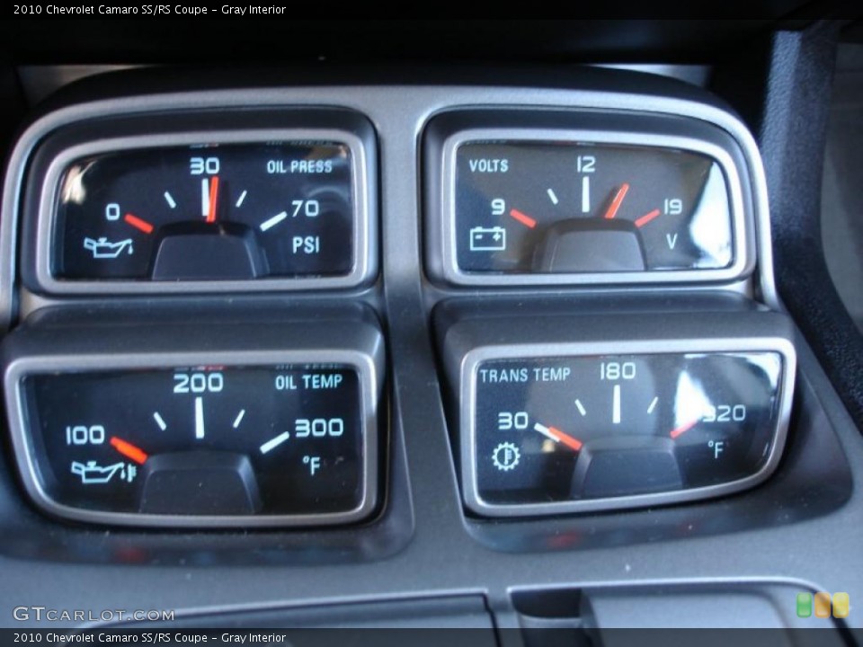 Gray Interior Gauges for the 2010 Chevrolet Camaro SS/RS Coupe #41256009