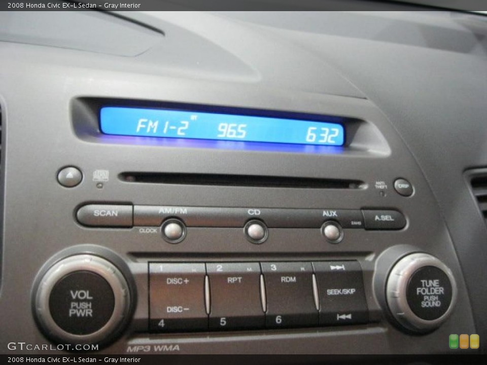 Gray Interior Gauges for the 2008 Honda Civic EX-L Sedan #41256845