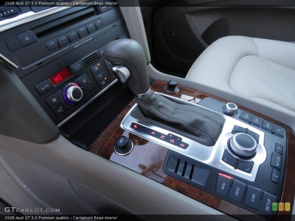 Cardamom Beige Interior Transmission for the 2008 Audi Q7 3.6 Premium quattro #41257241