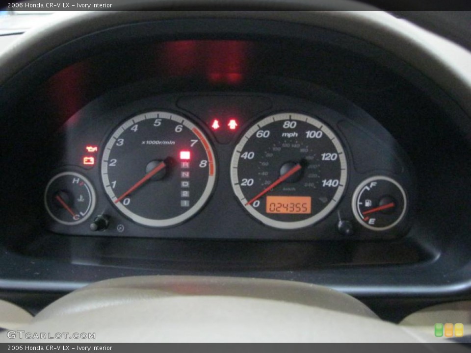 Ivory Interior Gauges for the 2006 Honda CR-V LX #41257334