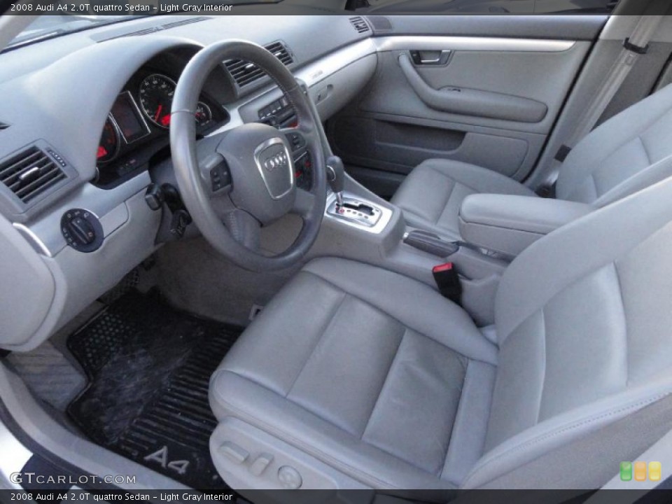 Light Gray Interior Photo for the 2008 Audi A4 2.0T quattro Sedan #41257665