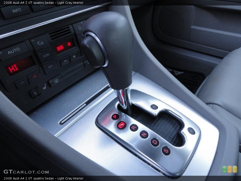 Light Gray Interior Transmission for the 2008 Audi A4 2.0T quattro Sedan #41257725
