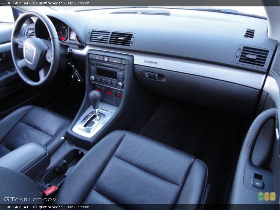 Black Interior Dashboard for the 2008 Audi A4 2.0T quattro Sedan #41258217