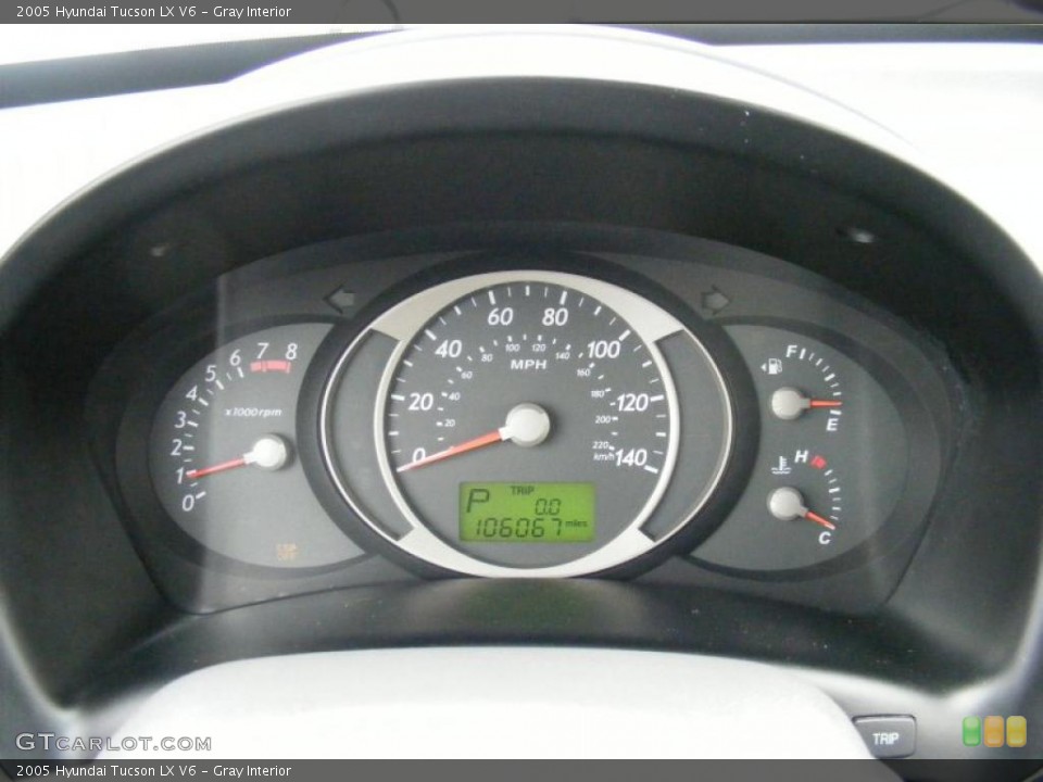 Gray Interior Gauges for the 2005 Hyundai Tucson LX V6 #41258397