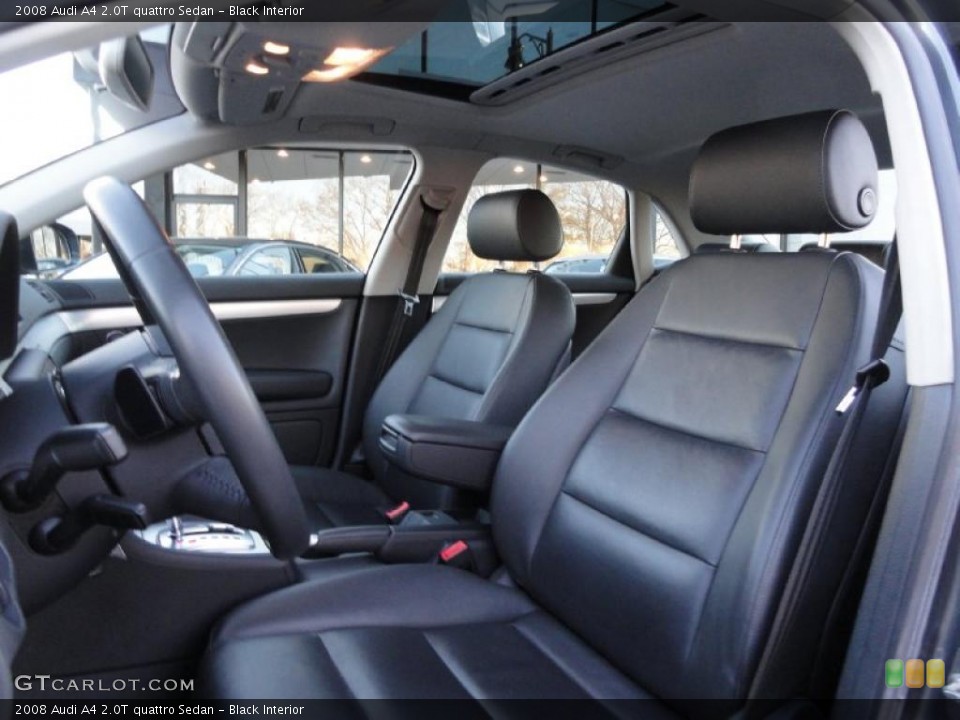 Black Interior Photo for the 2008 Audi A4 2.0T quattro Sedan #41259221