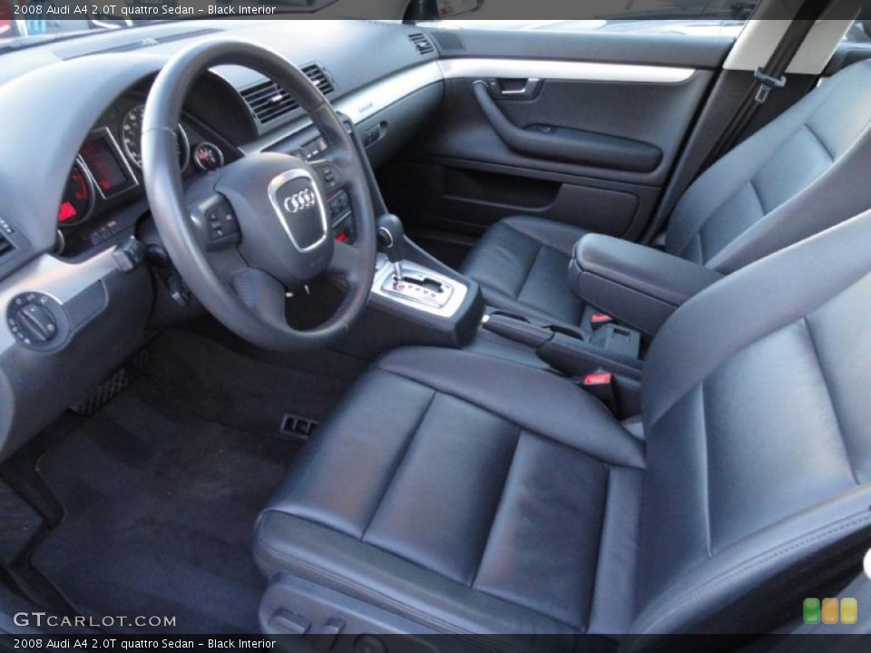 Black Interior Photo for the 2008 Audi A4 2.0T quattro Sedan #41259237
