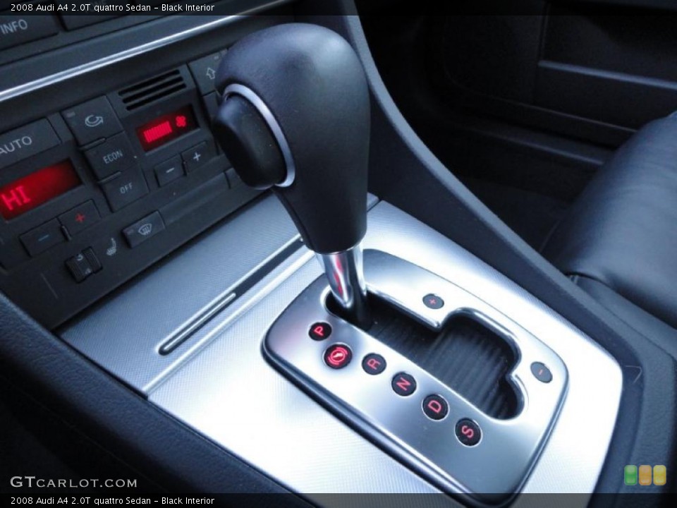 Black Interior Transmission for the 2008 Audi A4 2.0T quattro Sedan #41259317