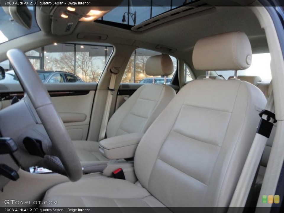 Beige Interior Photo for the 2008 Audi A4 2.0T quattro Sedan #41259461