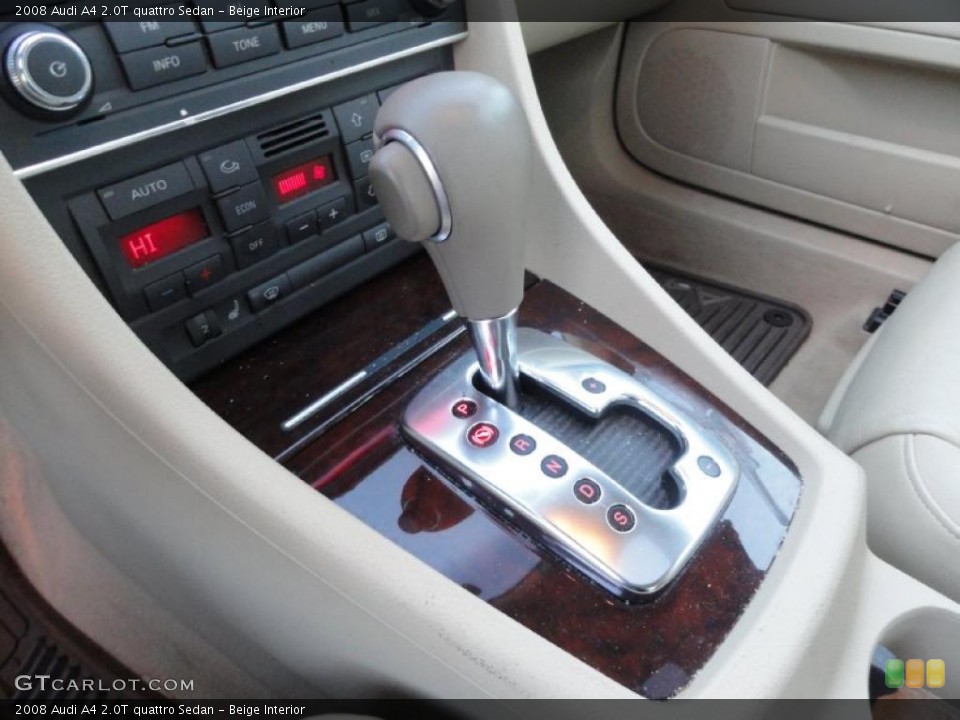 Beige Interior Transmission for the 2008 Audi A4 2.0T quattro Sedan #41259541