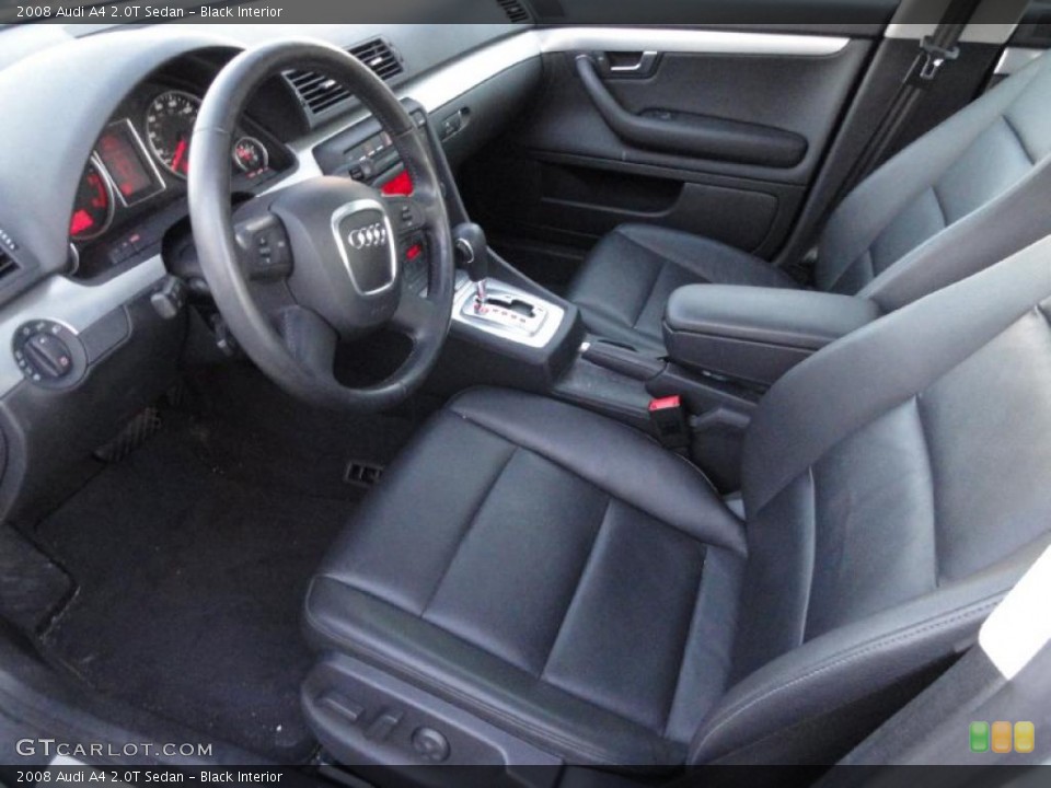 Black Interior Photo for the 2008 Audi A4 2.0T Sedan #41259945