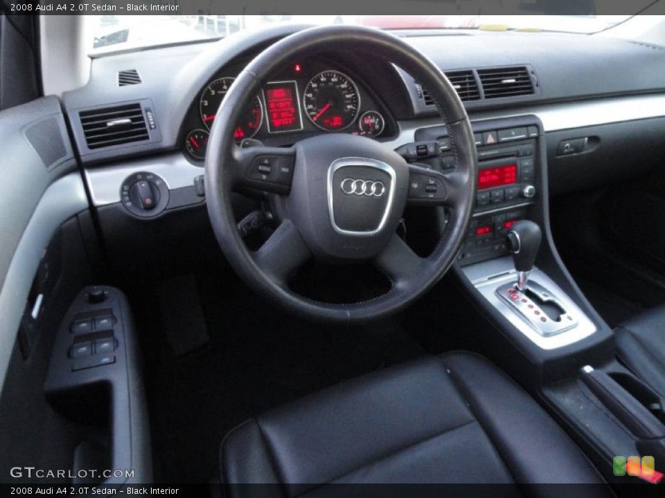 Black Interior Prime Interior for the 2008 Audi A4 2.0T Sedan #41259961