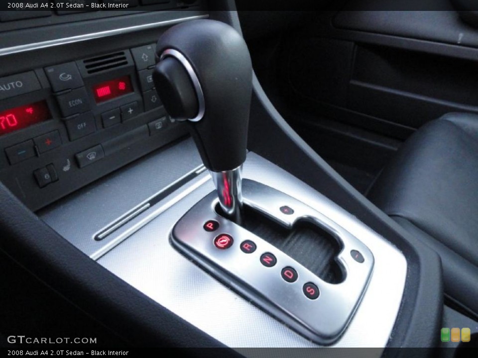 Black Interior Transmission for the 2008 Audi A4 2.0T Sedan #41260025