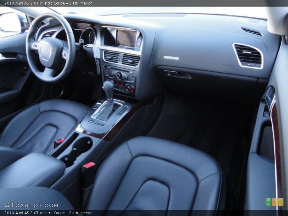 Black Interior Dashboard for the 2010 Audi A5 2.0T quattro Coupe #41260229