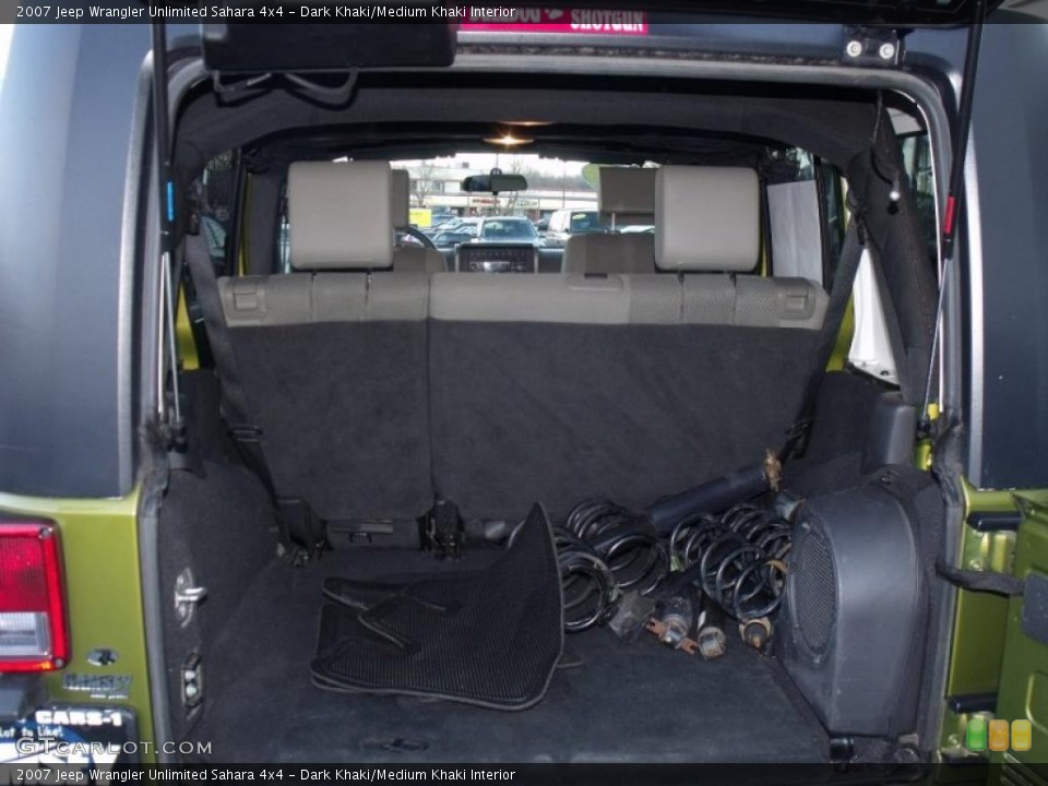 Dark Khaki/Medium Khaki Interior Trunk for the 2007 Jeep Wrangler Unlimited Sahara 4x4 #41261165