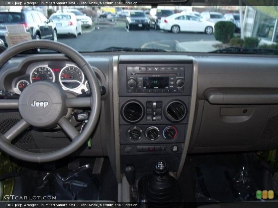 Dark Khaki/Medium Khaki Interior Door Panel for the 2007 Jeep Wrangler Unlimited Sahara 4x4 #41261281