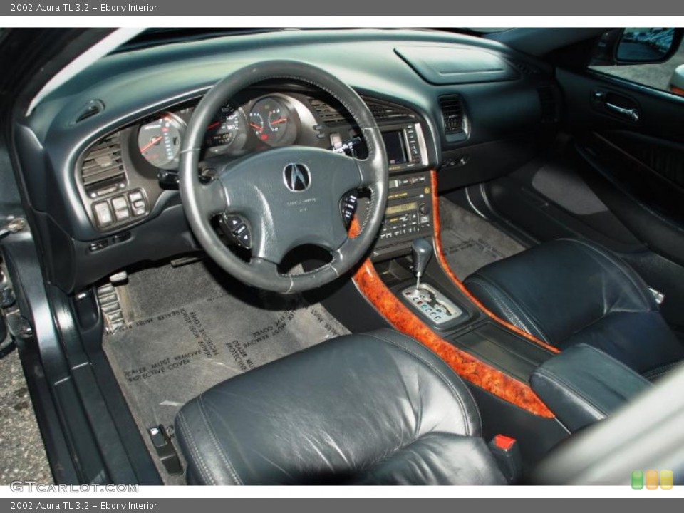 Ebony Interior Prime Interior for the 2002 Acura TL 3.2 #41263153