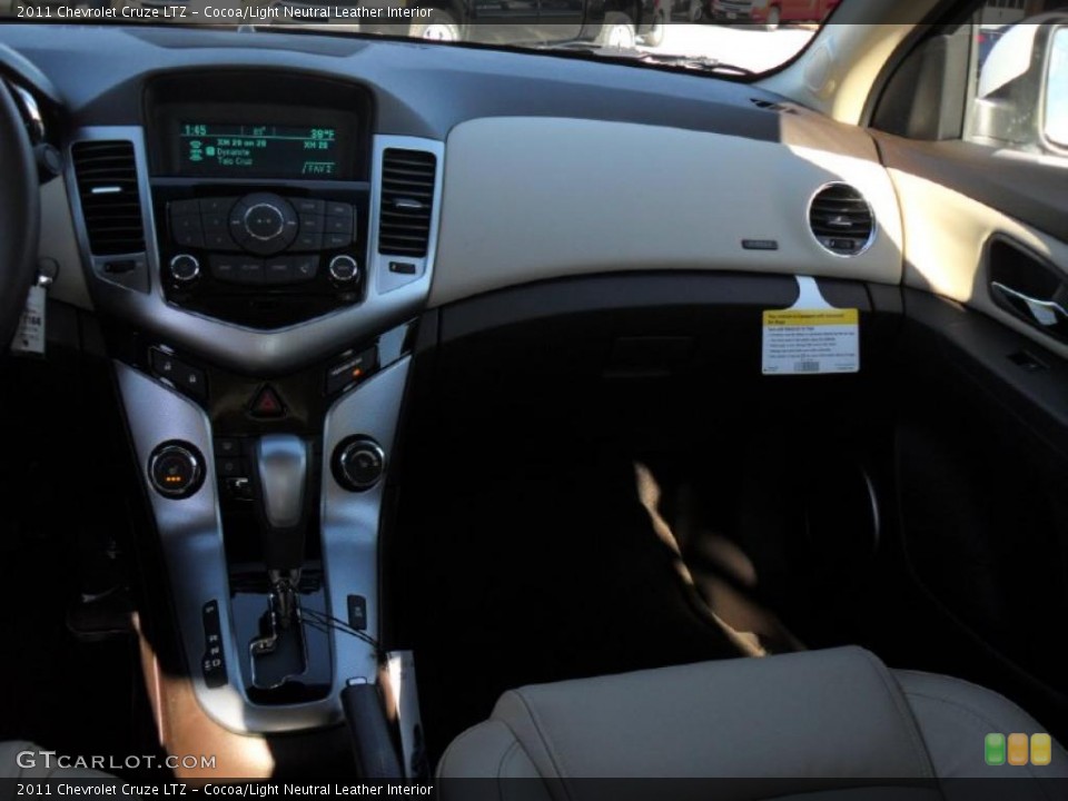 Cocoa/Light Neutral Leather Interior Dashboard for the 2011 Chevrolet Cruze LTZ #41263597