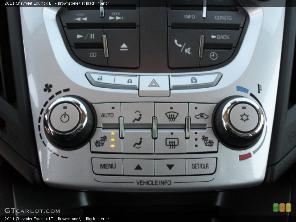 Brownstone/Jet Black Interior Controls for the 2011 Chevrolet Equinox LT #41263929