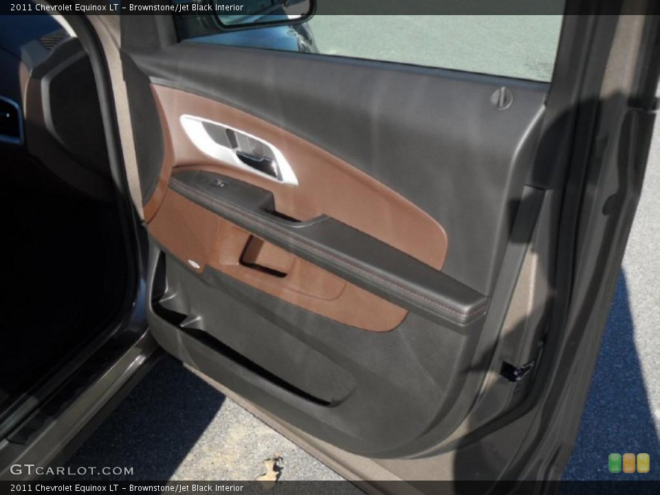 Brownstone/Jet Black Interior Door Panel for the 2011 Chevrolet Equinox LT #41264105