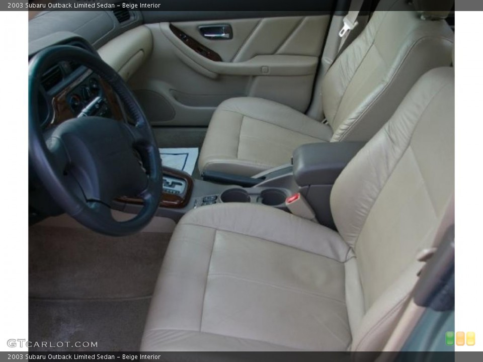 Beige Interior Photo for the 2003 Subaru Outback Limited Sedan #41264349