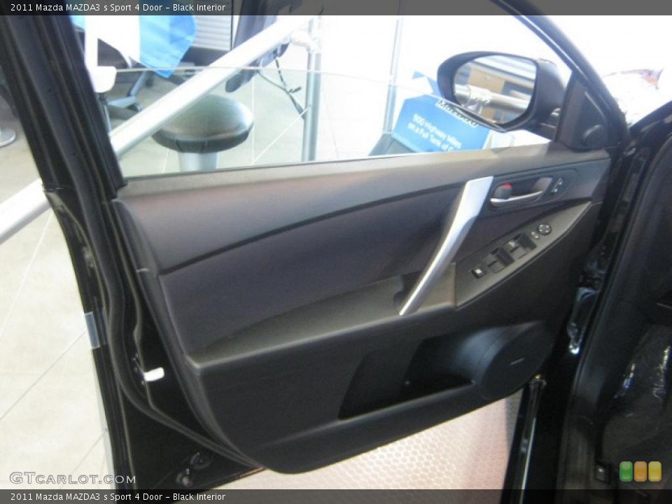 Black Interior Door Panel for the 2011 Mazda MAZDA3 s Sport 4 Door #41264361