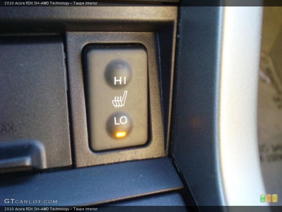 Taupe Interior Controls for the 2010 Acura RDX SH-AWD Technology #41265441