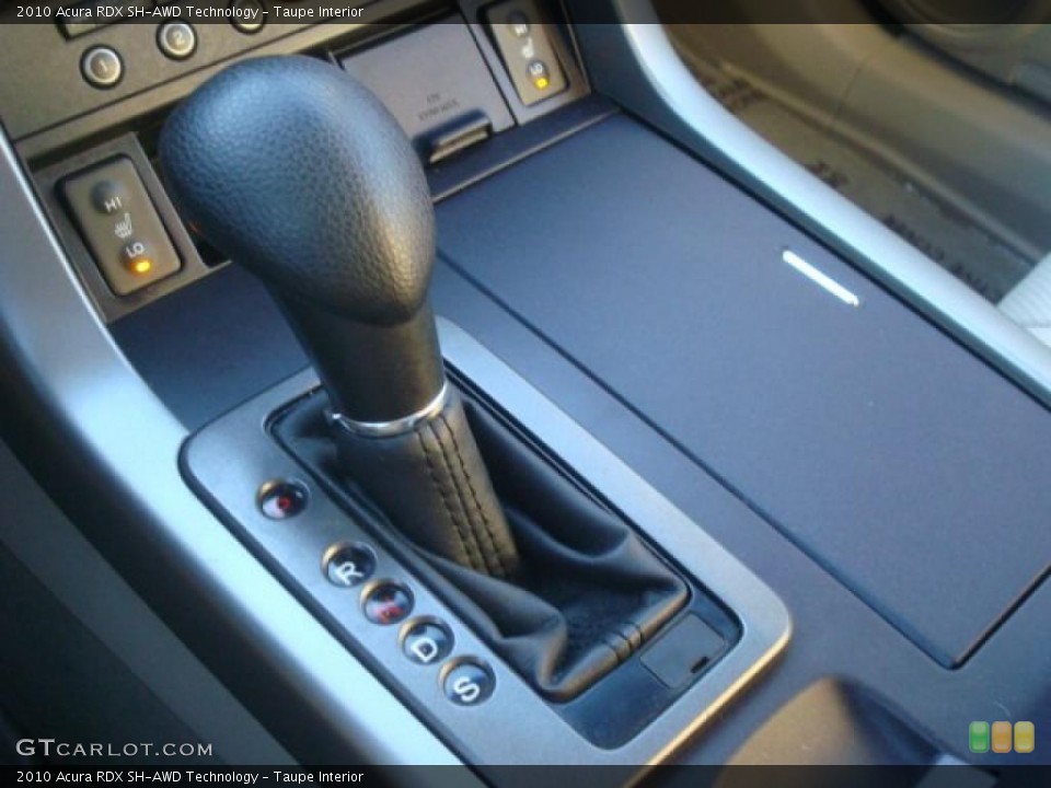 Taupe Interior Transmission for the 2010 Acura RDX SH-AWD Technology #41265461