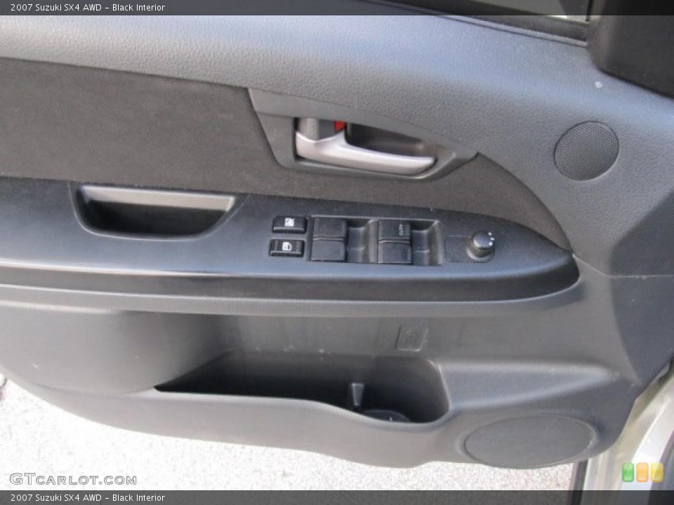 Black Interior Door Panel for the 2007 Suzuki SX4 AWD #41267573