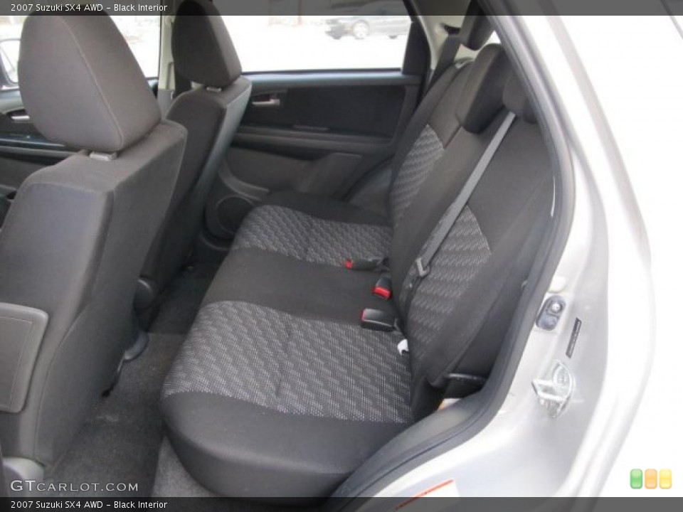 Black Interior Photo for the 2007 Suzuki SX4 AWD #41267637