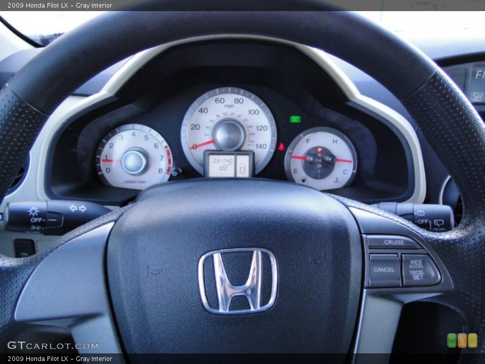 Gray Interior Gauges for the 2009 Honda Pilot LX #41267809