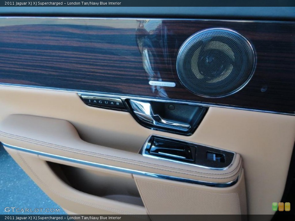 London Tan/Navy Blue Interior Door Panel for the 2011 Jaguar XJ XJ Supercharged #41269597