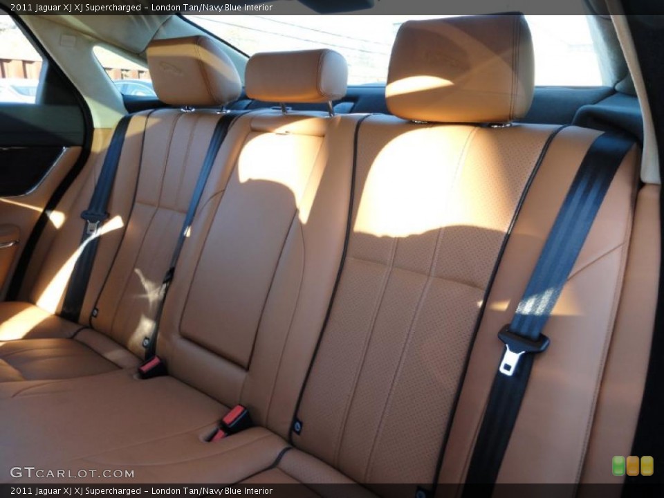 London Tan/Navy Blue Interior Photo for the 2011 Jaguar XJ XJ Supercharged #41269613