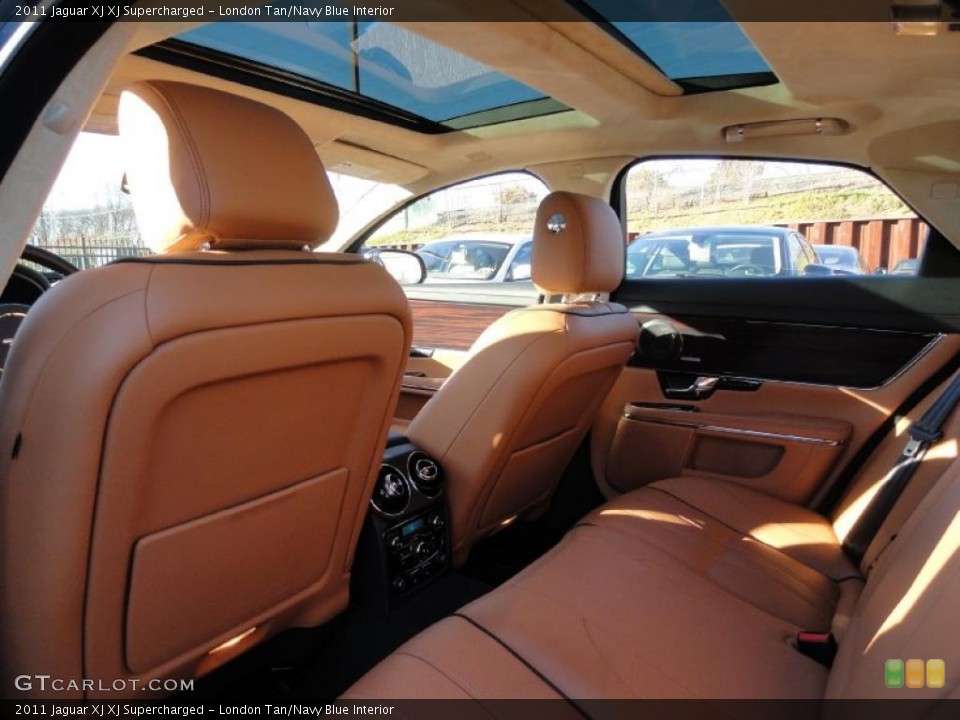 London Tan/Navy Blue Interior Photo for the 2011 Jaguar XJ XJ Supercharged #41269641