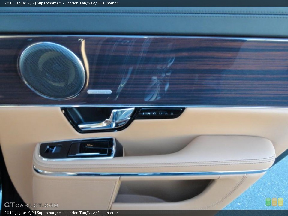 London Tan/Navy Blue Interior Door Panel for the 2011 Jaguar XJ XJ Supercharged #41269673