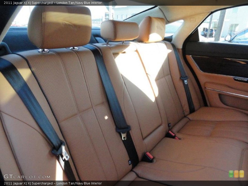 London Tan/Navy Blue Interior Photo for the 2011 Jaguar XJ XJ Supercharged #41269693