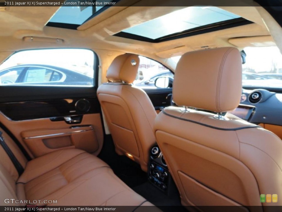 London Tan/Navy Blue Interior Photo for the 2011 Jaguar XJ XJ Supercharged #41269721