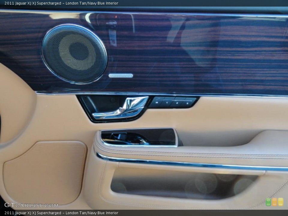 London Tan/Navy Blue Interior Door Panel for the 2011 Jaguar XJ XJ Supercharged #41269737