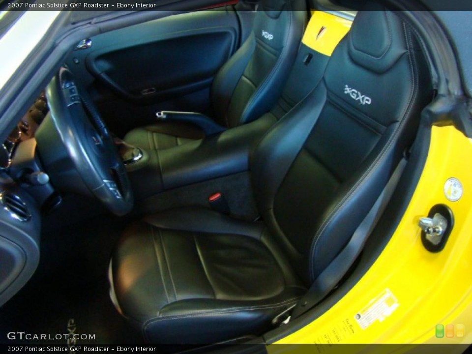 Ebony Interior Photo for the 2007 Pontiac Solstice GXP Roadster #41270413