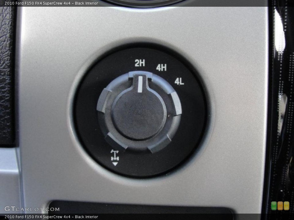 Black Interior Controls for the 2010 Ford F150 FX4 SuperCrew 4x4 #41270477