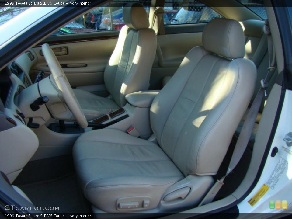Ivory Interior Photo for the 1999 Toyota Solara SLE V6 Coupe #41270741