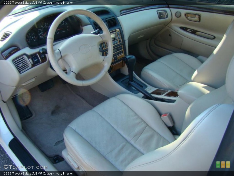 Ivory Interior Photo for the 1999 Toyota Solara SLE V6 Coupe #41270773