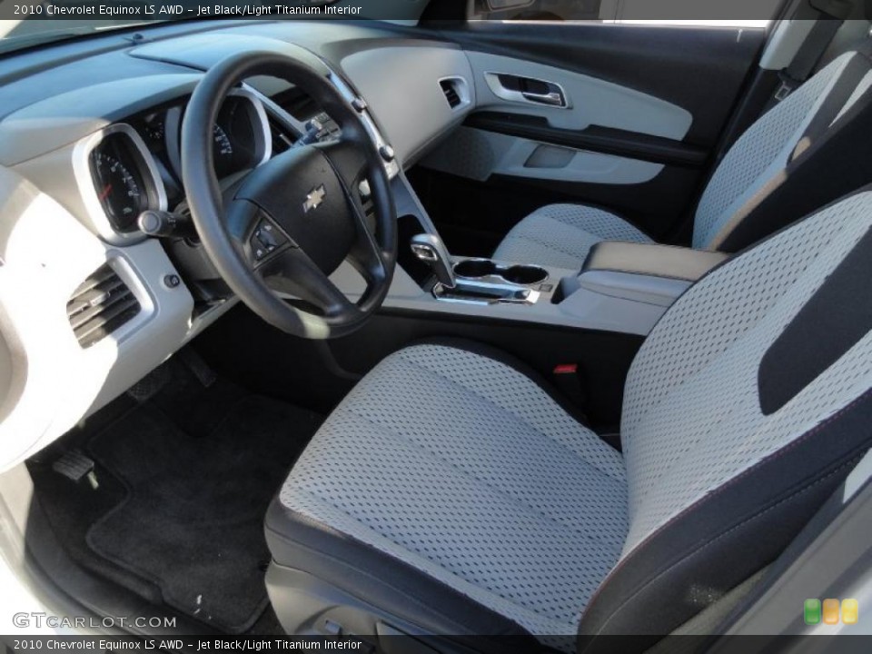 Jet Black/Light Titanium Interior Photo for the 2010 Chevrolet Equinox LS AWD #41271369