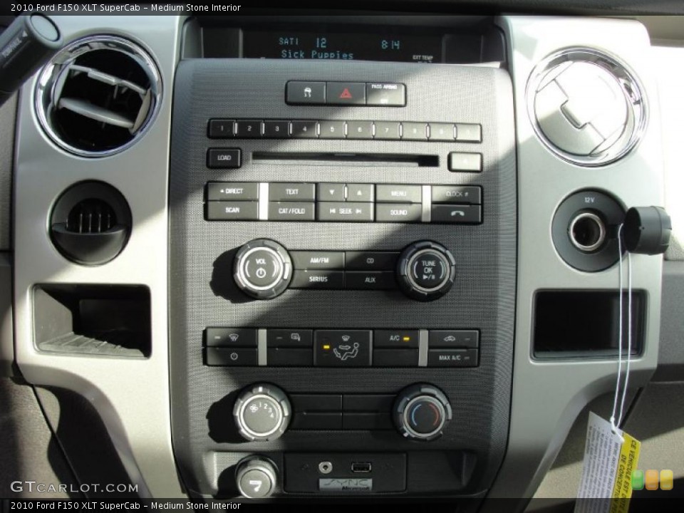 Medium Stone Interior Controls for the 2010 Ford F150 XLT SuperCab #41271437