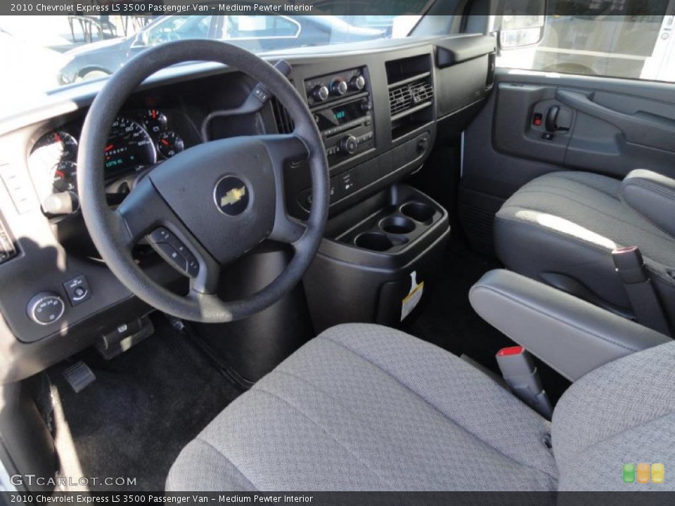 Medium Pewter 2010 Chevrolet Express Interiors