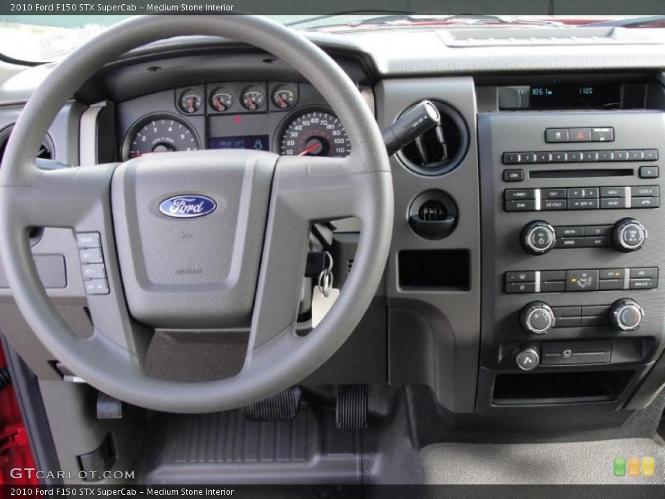 Medium Stone Interior Dashboard for the 2010 Ford F150 STX SuperCab #41271990