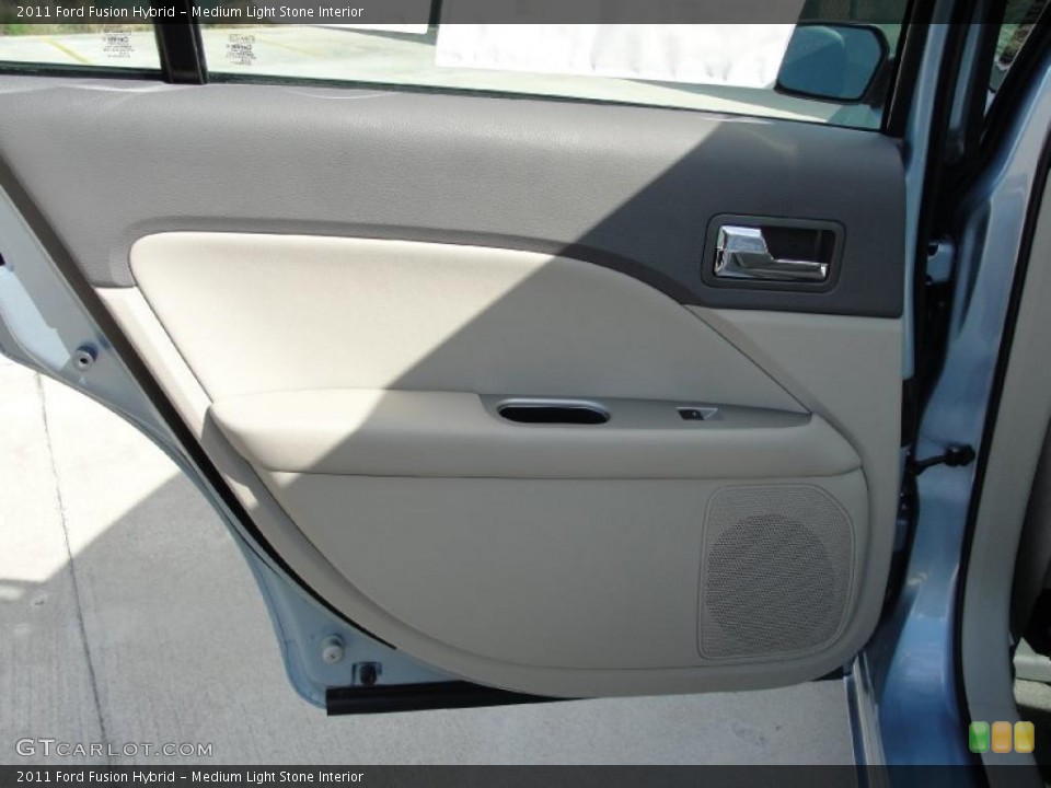 Medium Light Stone Interior Door Panel for the 2011 Ford Fusion Hybrid #41272385