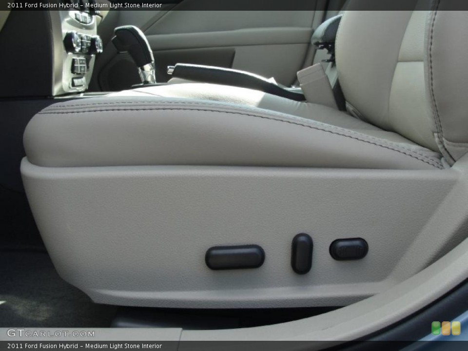 Medium Light Stone Interior Controls for the 2011 Ford Fusion Hybrid #41272473