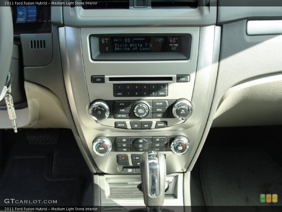 Medium Light Stone Interior Controls for the 2011 Ford Fusion Hybrid #41272517
