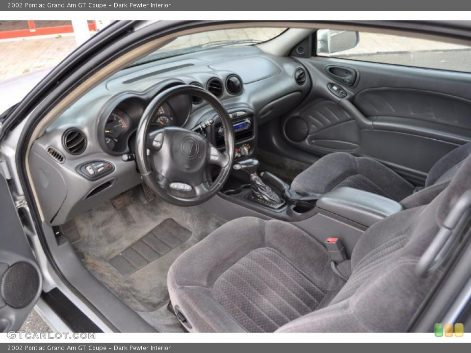 Dark Pewter Interior Prime Interior for the 2002 Pontiac Grand Am GT Coupe #41273277