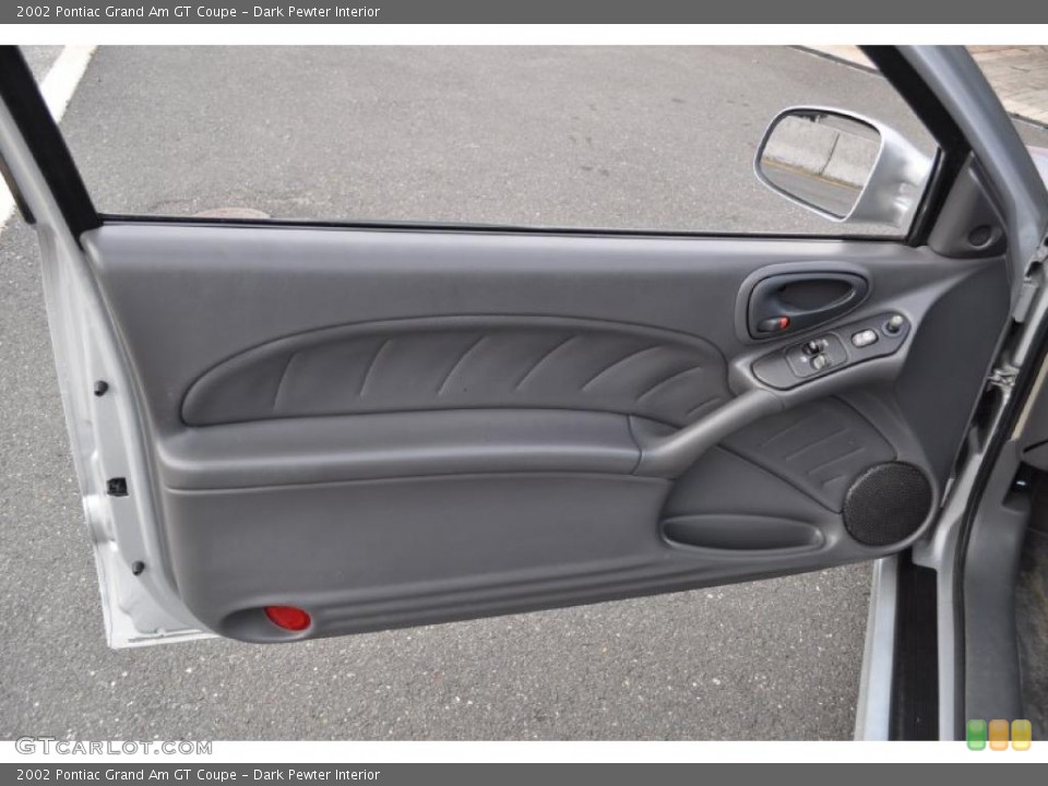 Dark Pewter Interior Door Panel for the 2002 Pontiac Grand Am GT Coupe #41273521